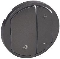 Лицевая панель Legrand Celiane для светорегулятора нажимного графит картинка